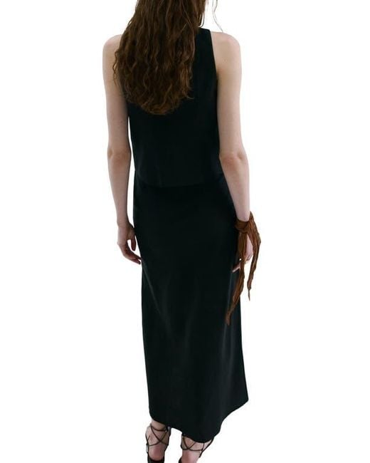 Mango Black Toggle Closure Vest