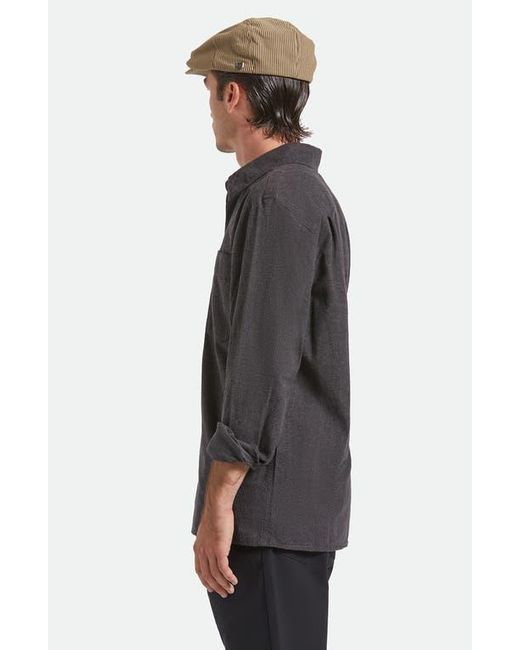 Brixton Natural Brood Stripe Driving Cap