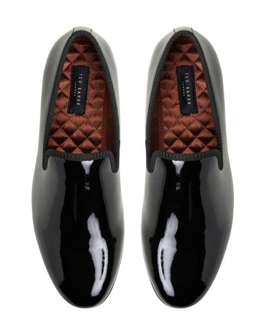 Ted Baker Wellesley Patent Leather Venetian Loafer in Black  display picture 3