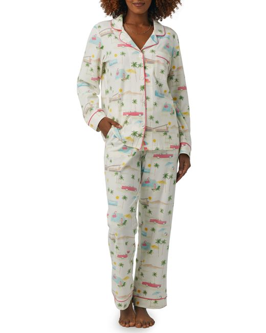 Bedhead Multicolor Print Stretch Organic Cotton Jersey Pajamas