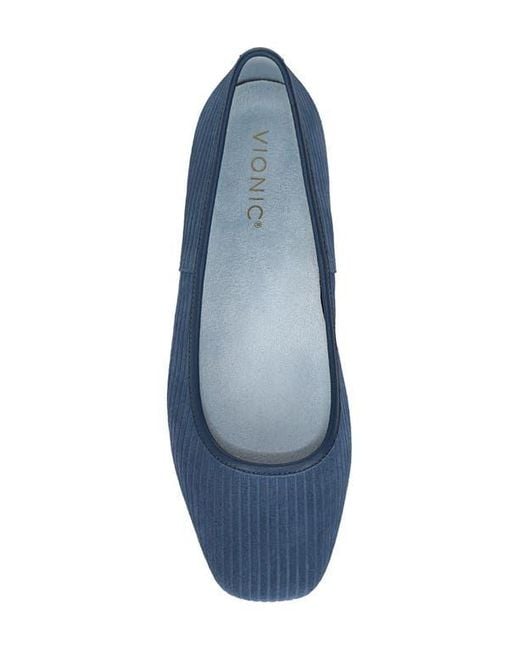 Vionic Blue Orinda Ballet Flat