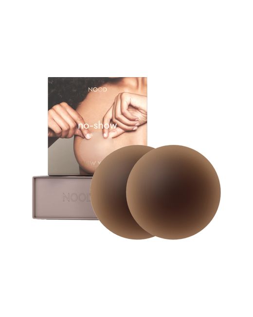 NOOD Brown No-show Reusable Round Nipple Covers