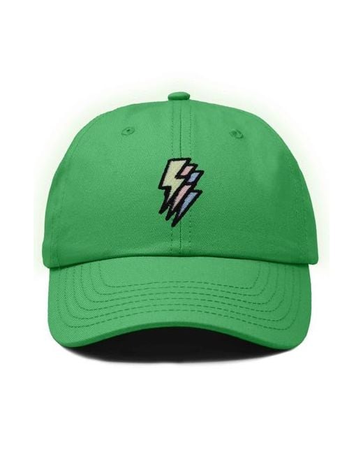 Alix Green Lightning Cap for men