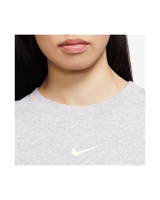 Nike White Phoenix Fleece Crewneck Sweatshirt
