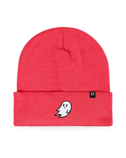 Alix Red Ghost Beanie for men