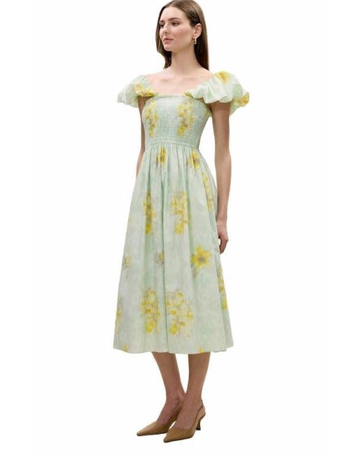 Rebecca Taylor Robe Midi Perles — Taille 6, Raisin Sec, Neuve Sans étiquette