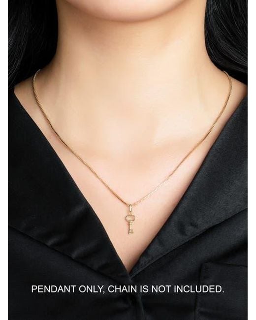 DEVATA Metallic Key Charm Pendant