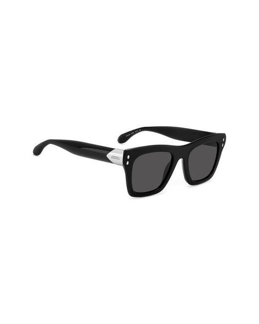 Isabel Marant Black 51Mm Rectangular Sunglasses