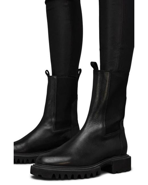 AllSaints Black Hallie Boot () Boots