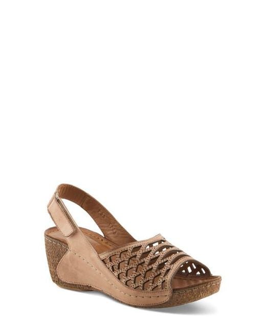 Spring Step Brown Denair Sandal