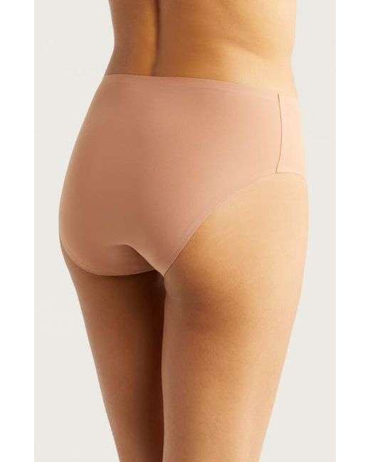 Chantelle Brown Soft Stretch High Cut Briefs