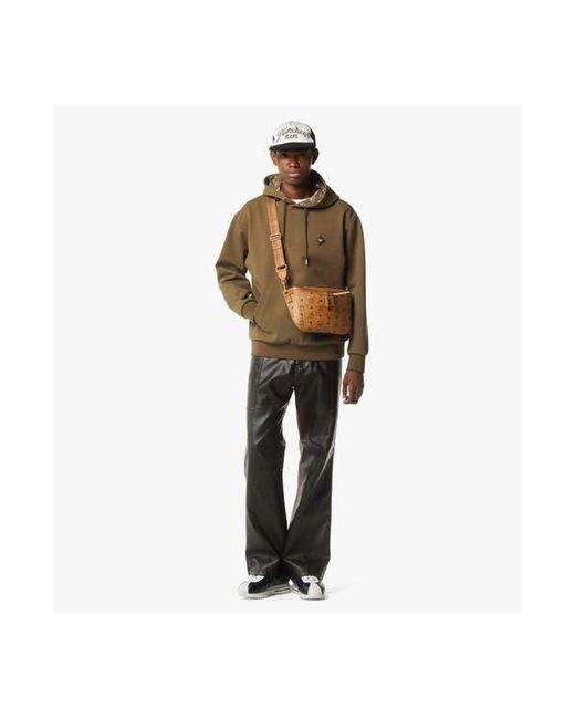 MCM Brown Small Diamant 3D Crossbody for men