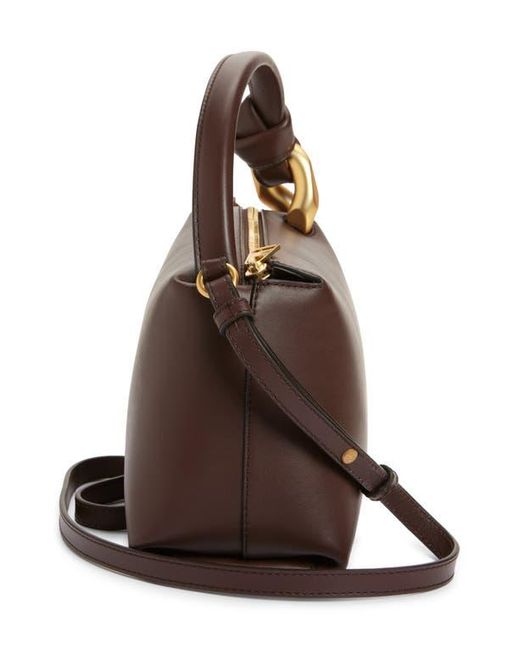 J.W. Anderson Brown Small Jwa Corner Leather Top Handle Bag