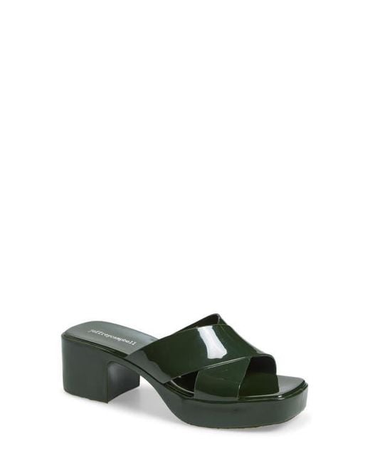 Jeffrey Campbell Green Bubblegum Platform Sandal