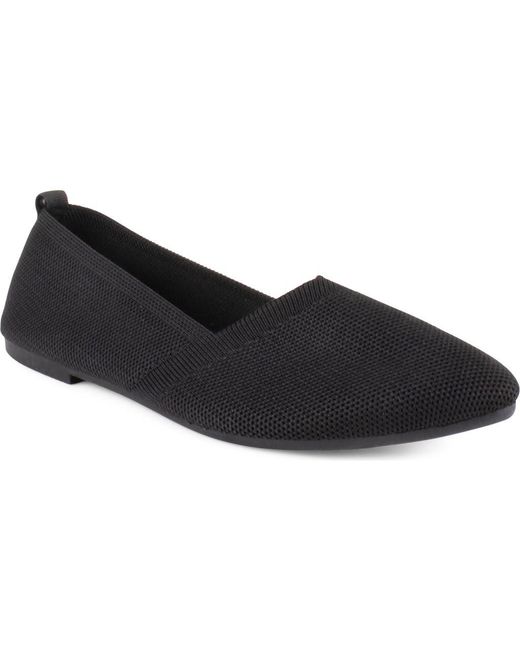 Tahari Black Bali Ballet Flat