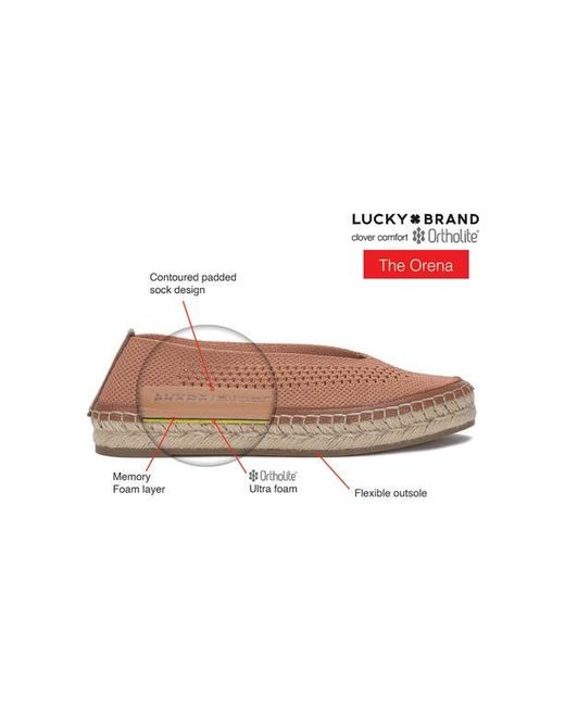 Lucky Brand White Orena Platform Espadrille