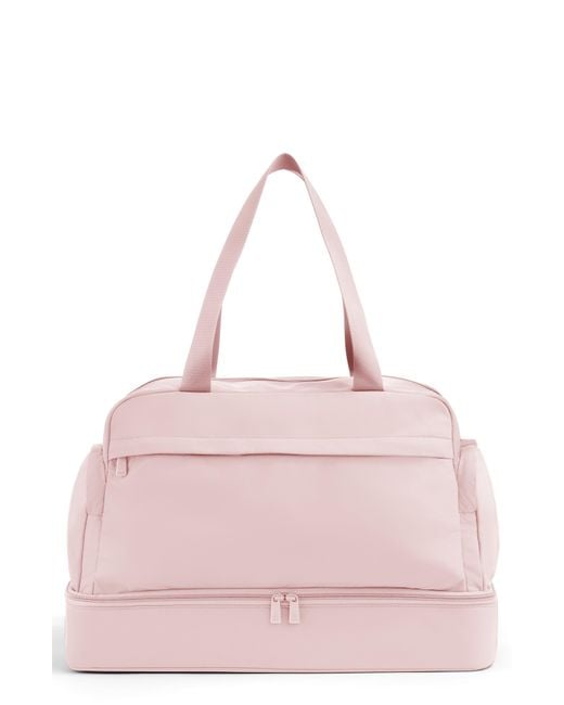 AWAY Pink Featherlight Weekender Bag