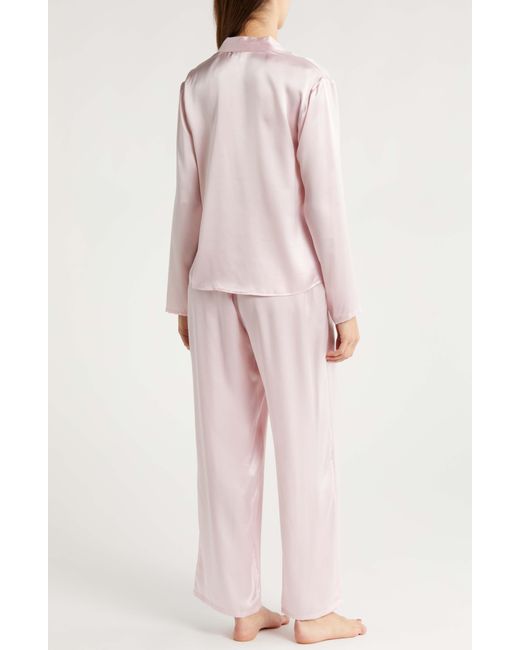 Nordstrom Pink Washable Silk Pajamas