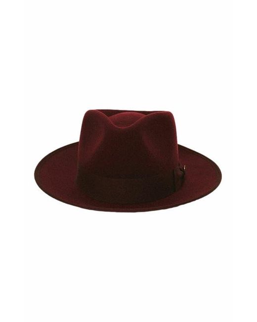 Two Roads Hat Co. Brown Waterloo Fedora for men