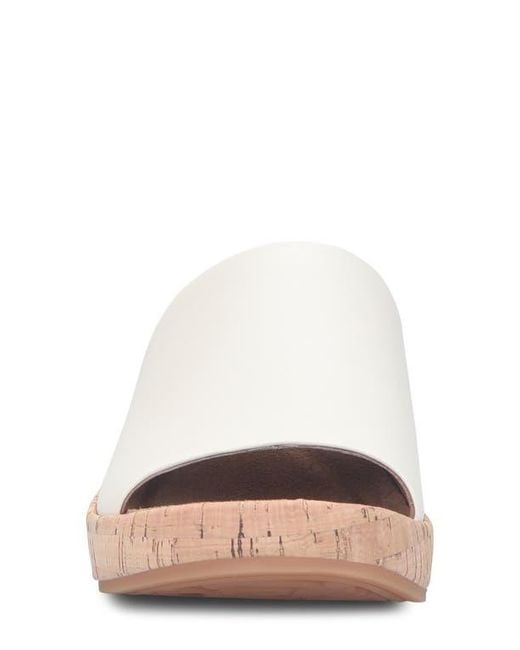Söfft Natural Cass Platform Slide Sandal