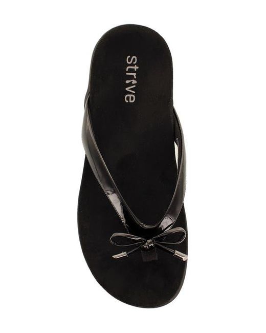 Strive Black Island Flip Flop