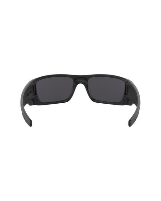 Oakley Gray Fuel Cell 60Mm Rectangular Sunglasses for men
