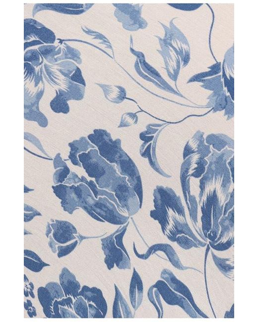 Petal & Pup Blue Claud Floral Maxi Skirt