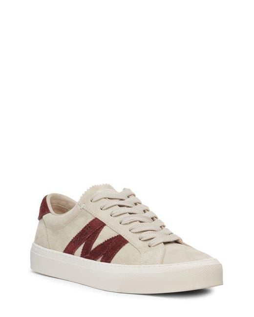 Moncler Men's Pink Monaco Low Top Sneaker