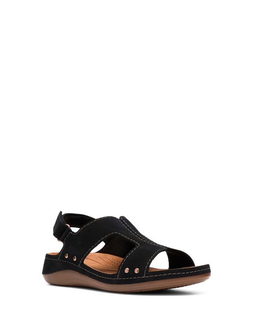 Clarks Black Cecily Sun Slingback Sandal