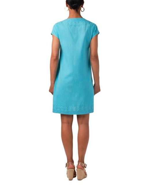 Calypso St. Barth Blue Rowena Tunic