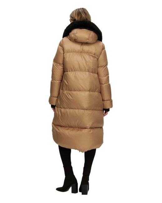 Gorski Natural Apres-Ski Long Jacket With Detachable Toscana Trim