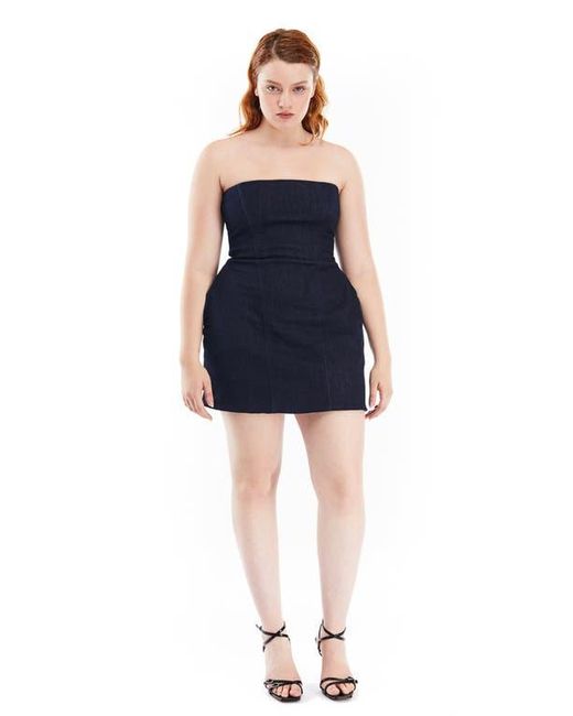 MOTHER OF ALL Marigold Denim Dress in Blue | Lyst