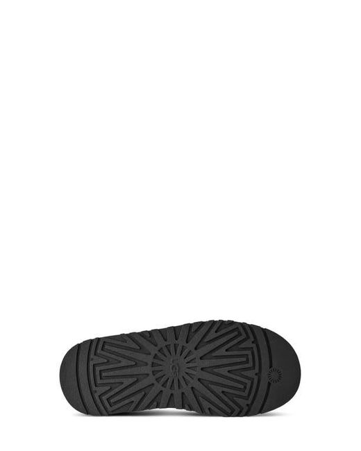 Ugg Black Tazz Ii Genuine Shearling Lined Platform Slipper