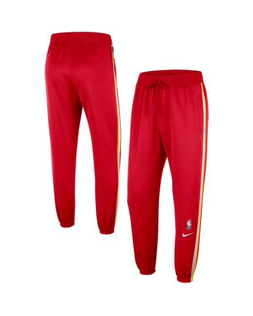 Nike Red Atlanta Hawks 75th Anniversary Showtime On Court Performance Pants At Nordstrom for men