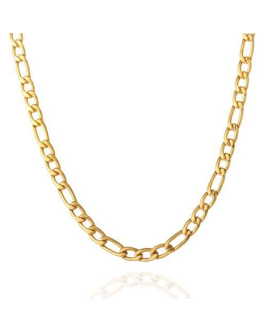 Lucky Brand Metallic Figaro Chain Necklace for men