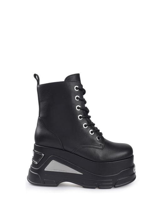 Zigi Black Cataleya Platform Combat Boot