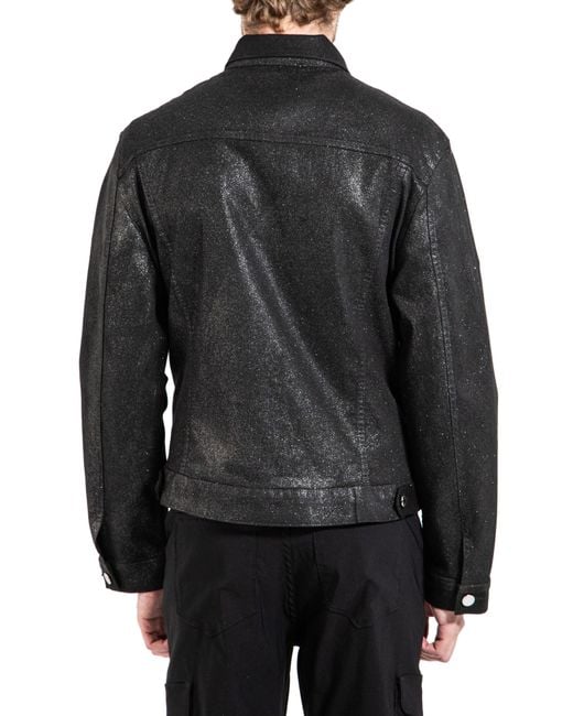 Monfrere Black Glitter Denim Jacket At Nordstrom for men