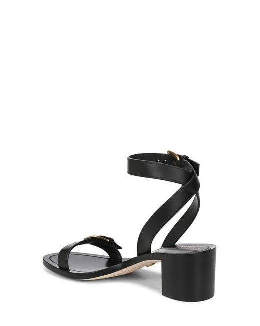 Veronica Beard Black Elia Ankle Strap Sandal