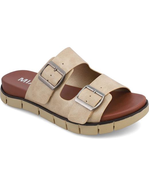 MIA Brown Esei Slide Sandal