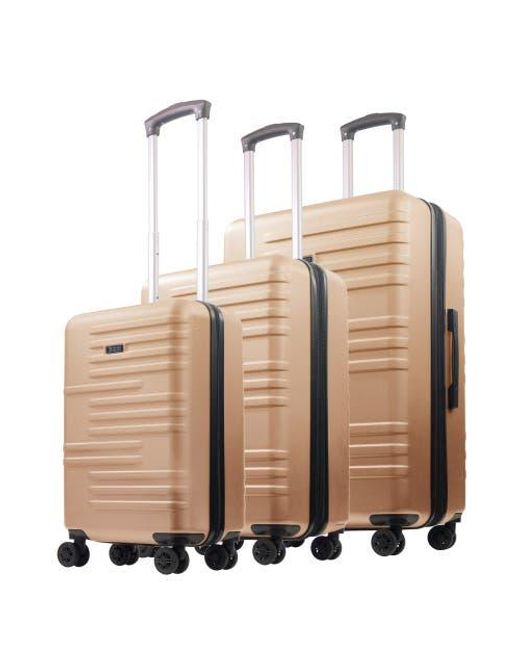 American Dreamliner Natural 3-Piece Hardside Luggage Set 22.5, 26.5, 30
