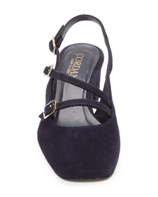 Cordani Blue Gavin Slingback Pump