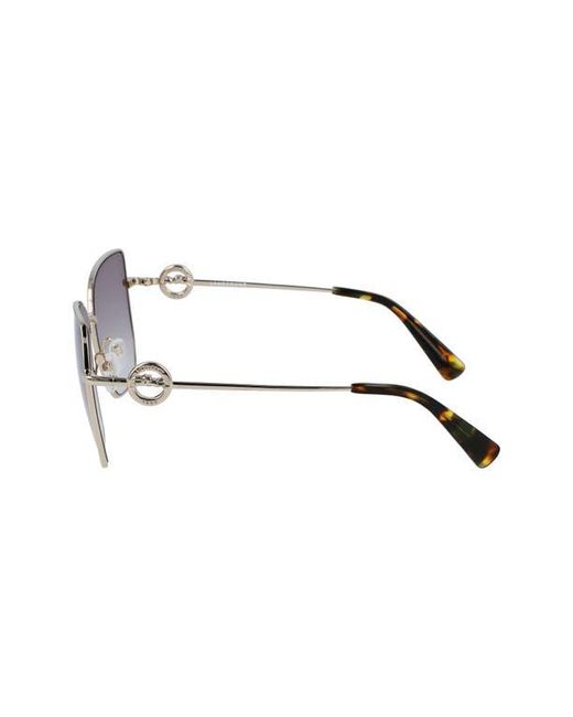 Longchamp Multicolor 58Mm Gradient Rectangular Sunglasses