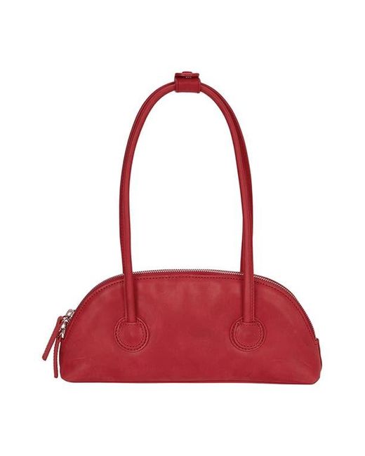 MARGE SHERWOOD Red Bessette Leather Shoulder Bag