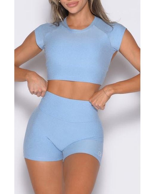 Bombshell Sportswear Blue Core Strength Tee
