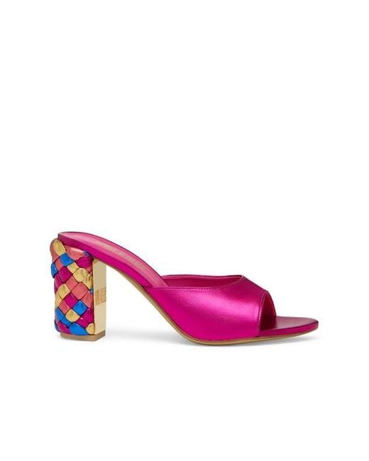 April & Alex Pink Augusta Rose Mule