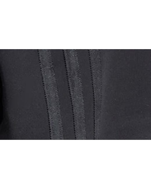 Adidas Black 3-Stripes Zip Front Cotton Blend Jacket