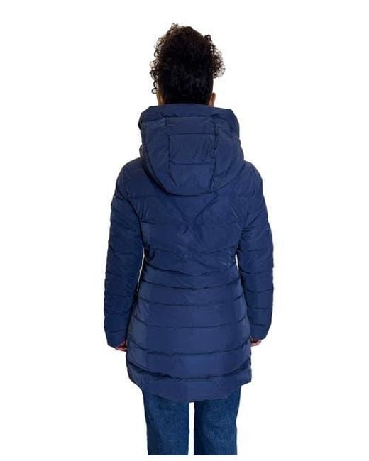Woodpecker Blue Long Robin Medium Weight Coat