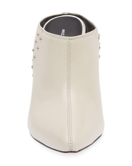 Avec Les Filles White Mia Studded Mule