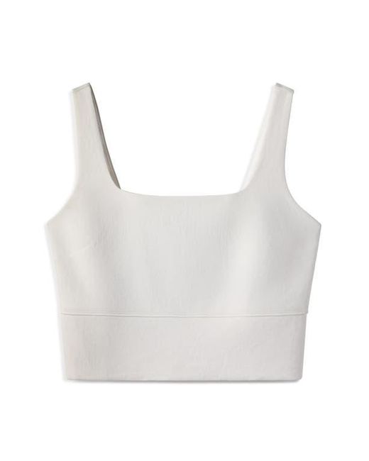 Rhone White Horizon Crop Tank