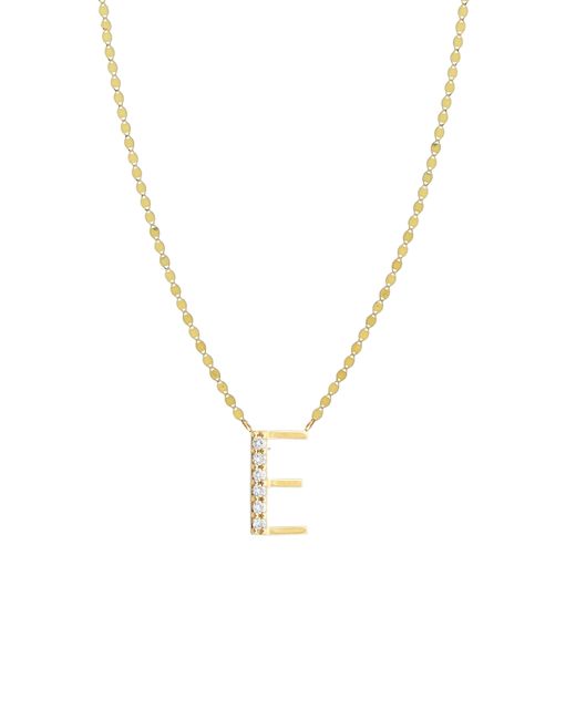 Lana Jewelry Metallic Initial Pendant Necklace